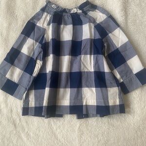 Crewcuts Blue and White Checkered Kids Blouse